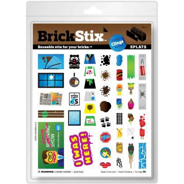 BrickStix Splats Pack Stickers
