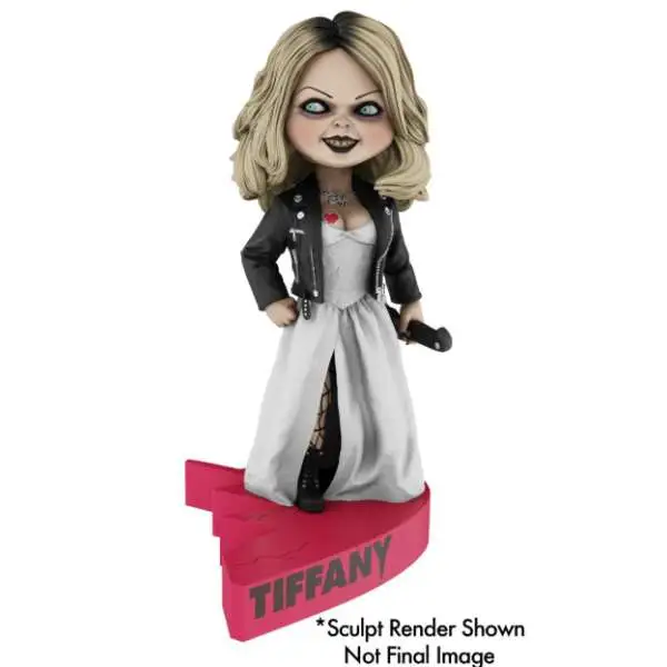 NECA Bride of Chucky Tiffany 7-Inch Head Knocker [Heart Connect Base] (Pre-Order ships August)