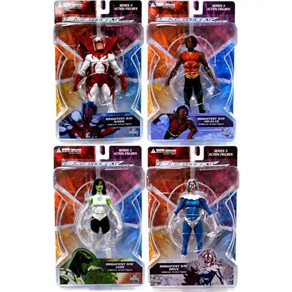DC Green Lantern Brightest Day Series 3 Set of 4 Action Figures