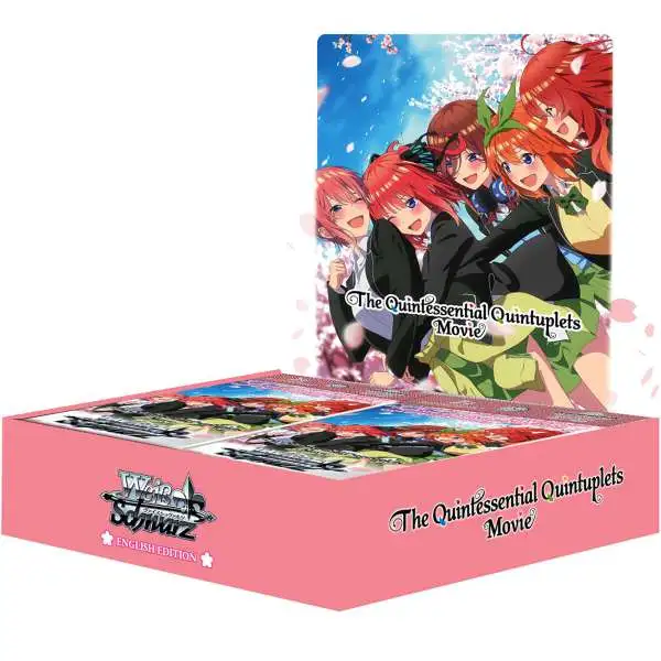 Weiss Schwarz Trading Card Game The Quintessential Quintuplets Movie Booster Box [16 Packs]