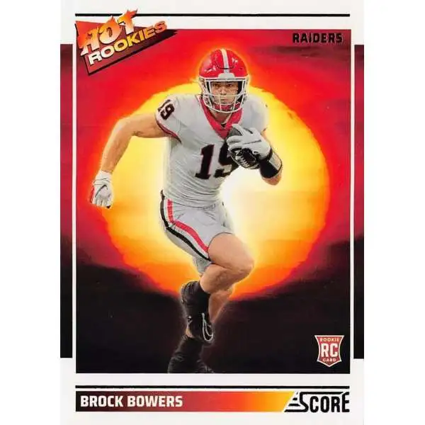 NFL 2024 Score Football Hot Rookies Brock Bowers #10 [Rookie]