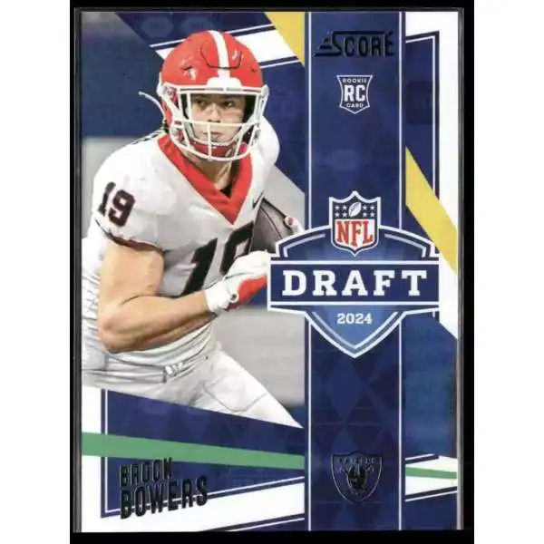 NFL 2024 Score Football NFL Draft Brock Bowers #17 [Rookie]
