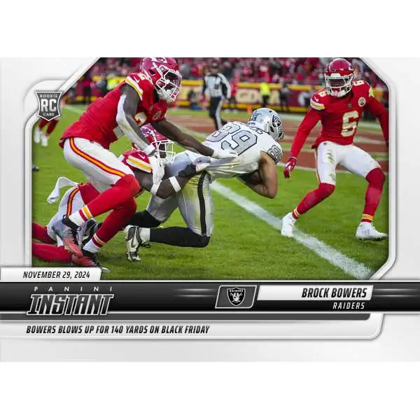 NFL 2024 Instant Football Brock Bowers #178 [Rookie]