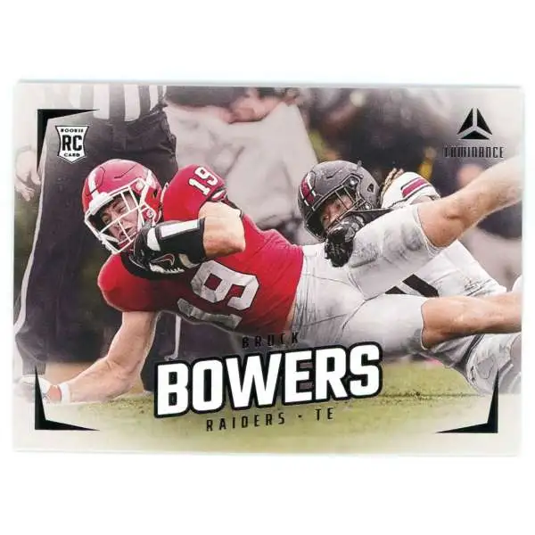 NFL 2024 Luminance Football Brock Bowers #186 [Rookie]