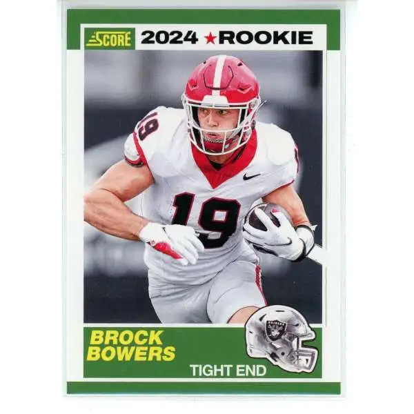 NFL 2024 Score Football 35th Anniversary Brock Bowers #10 [Rookie]