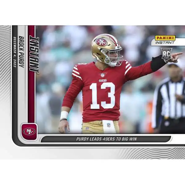 Brock Purdy 2022 SUPER PRODUCT SUPER GLOW 1ST EVER ROOKIE RC 1/1 - 49ERS!