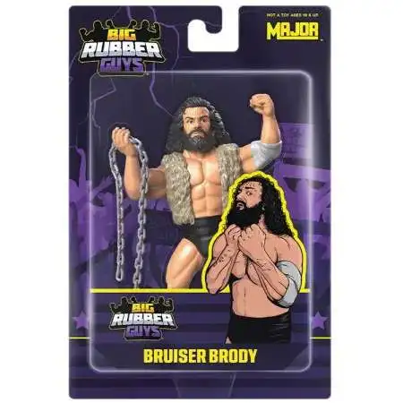 Big Rubber Guys WWE Wrestling Bruiser Brody Action Figure (Pre-Order ships August)
