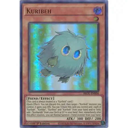 YuGiOh Trading Card Game Brothers of Legend Ultra Rare Kuribeh BROL-EN004