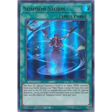 YuGiOh Trading Card Game Brothers of Legend Ultra Rare Summon Storm BROL-EN015