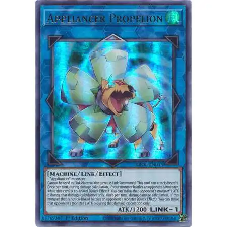 YuGiOh Trading Card Game Brothers of Legend Ultra Rare Appliancer Propelion BROL-EN043