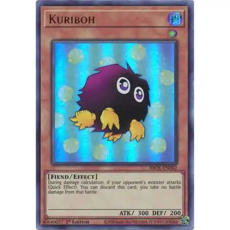 YuGiOh Trading Card Game Brothers of Legend Ultra Rare Kuriboh BROL-EN062 [Alternate Artwork]