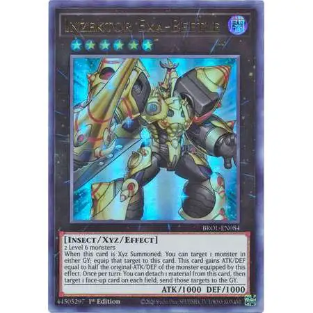 YuGiOh Trading Card Game Brothers of Legend Ultra Rare Inzektor Exa-Beetle BROL-EN084