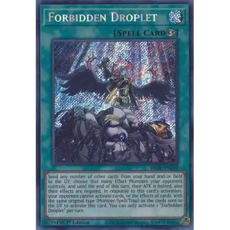 YuGiOh Trading Card Game Brothers of Legend Secret Rare Forbidden Droplet BROL-EN090