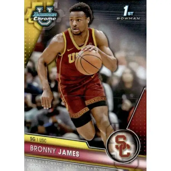 NBA 2023-24 Bowman Chrome U 1st Bowman Bronny James #95 [Rookie]