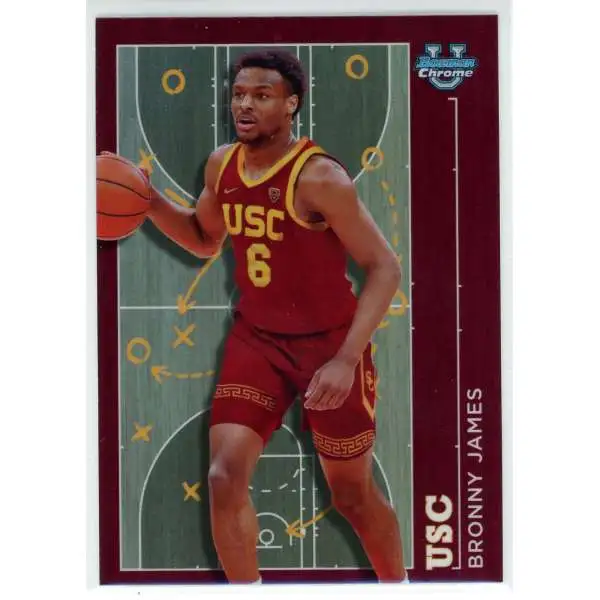 NBA 2023-24 Bowman Chrome University Prodigal Playmakers Bronny James PP-1 [Rookie]