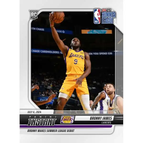 NBA Los Angeles Lakers 2024-25 Instant Summer League Basketball Bronny James #1 [Rookie]