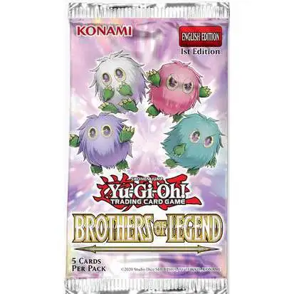 YuGiOh Trading Card Game Brothers of Legend Booster Pack [5 Cards]