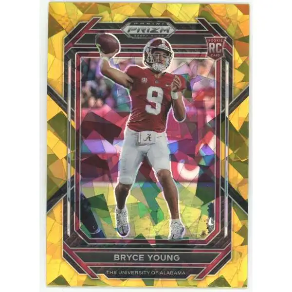 NFL 2023 Panini Prizm Draft Picks Gold Ice Prizm Bryce Young #101 [Rookie]