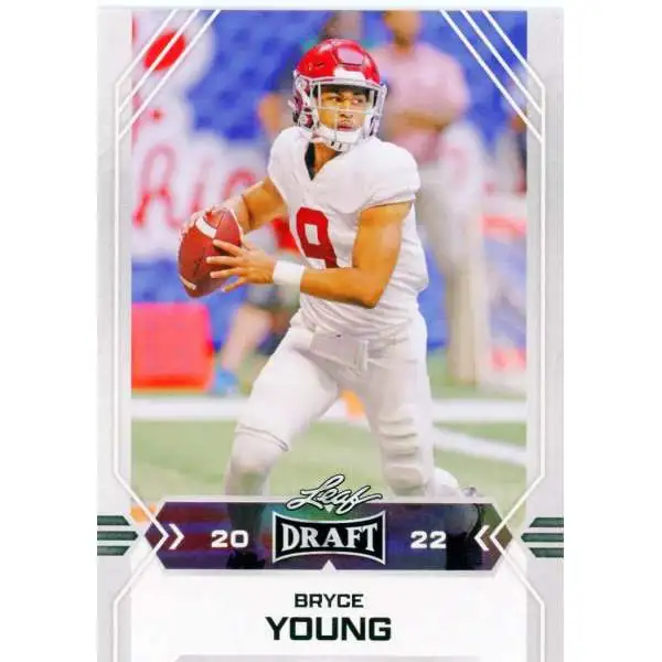 2022 Leaf Draft Bryce Young #02 RC - 2023 #1 Draft Pick Carolina Panthers!!!