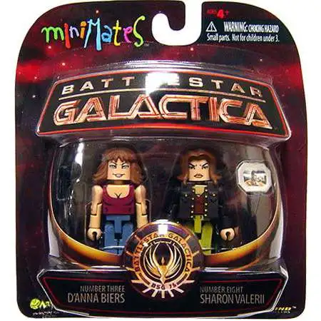 Battlestar Galactica Modern Series 3 MiniMates D'anna Biers & Sharon Valerii Minifigure 2-Pack