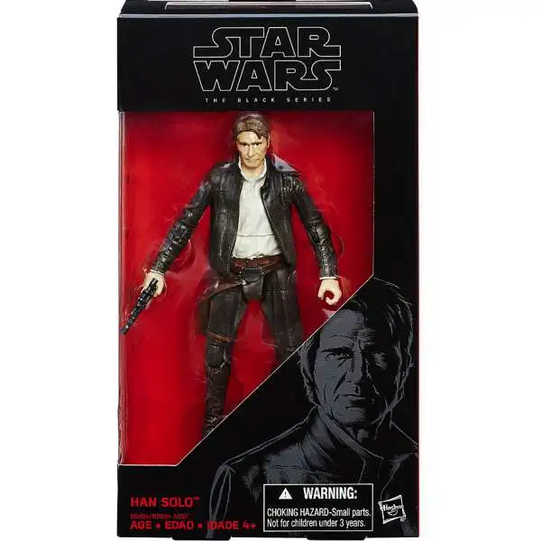 Star Wars The Force Awakens Black Series Han Solo Action Figure