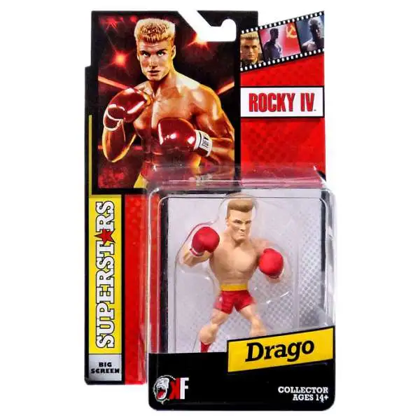 Rocky IV Big Screen Superstars Drago Mini Figure [Red Trunks]