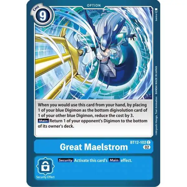Digimon Trading Card Game Across Time Common Great Maelstrom BT12-102