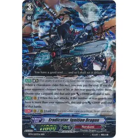 Cardfight Vanguard Brilliant Strike Triple Rare Eradicator, Ignition Dragon BT14-007