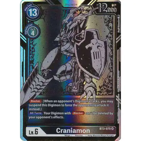 Digimon Trading Card Game Release Special Booster Super Rare Craniamon Bt3-075 [Alternate Art]