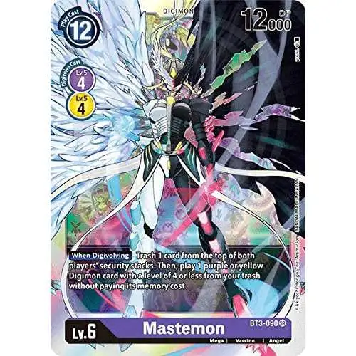 Digimon Trading Card Game Release Special Booster Super Rare Mastemon BT3-090