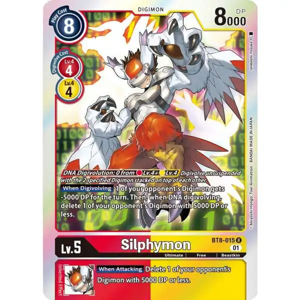 Digimon New Awakening Rare Silphymon BT8-015