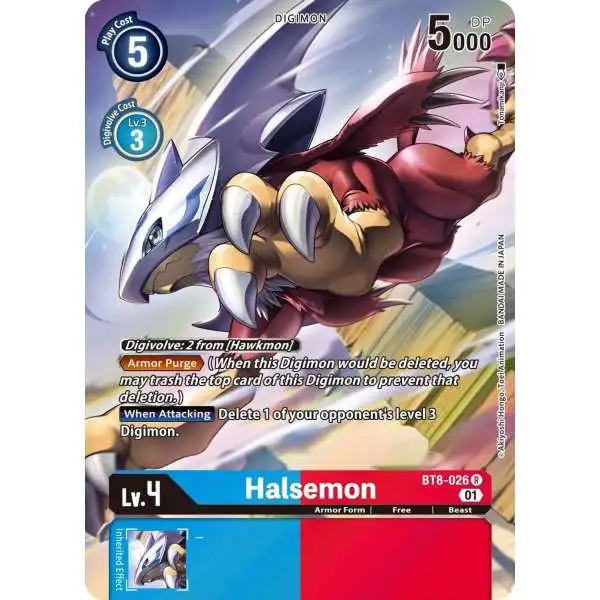 Digimon New Awakening Rare Halsemon BT8-026 [Alternate Art]