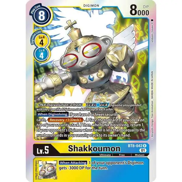 Digimon New Awakening Rare Shakkoumon BT8-042