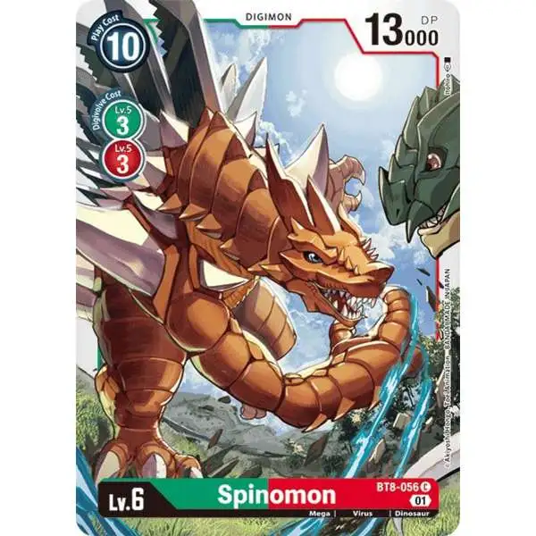 Digimon New Awakening Common Spinomon BT8-056