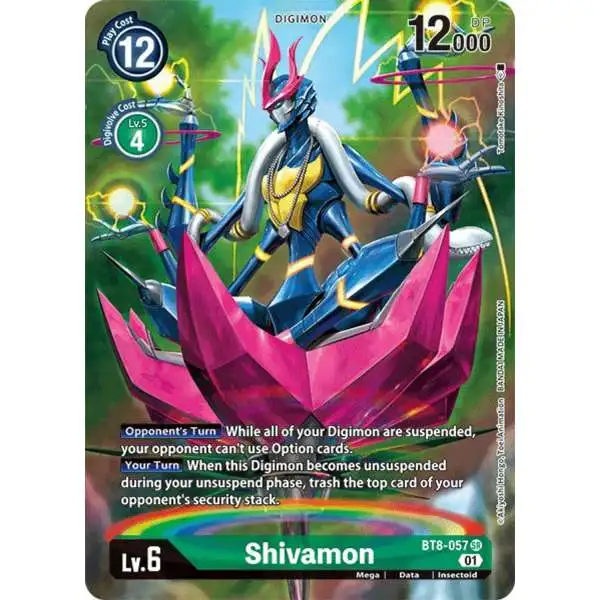 Digimon New Awakening Super Rare Shivamon BT8-057 [Alternate Art]