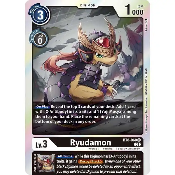 Digimon New Awakening Rare Ryudamon BT8-060