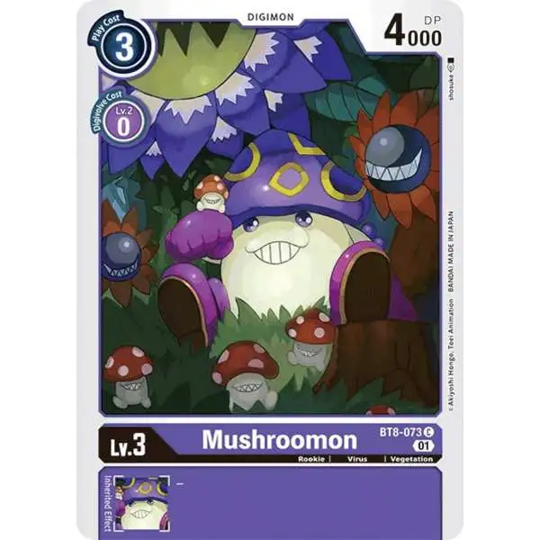 Digimon New Awakening Common Mushroomon BT8-073