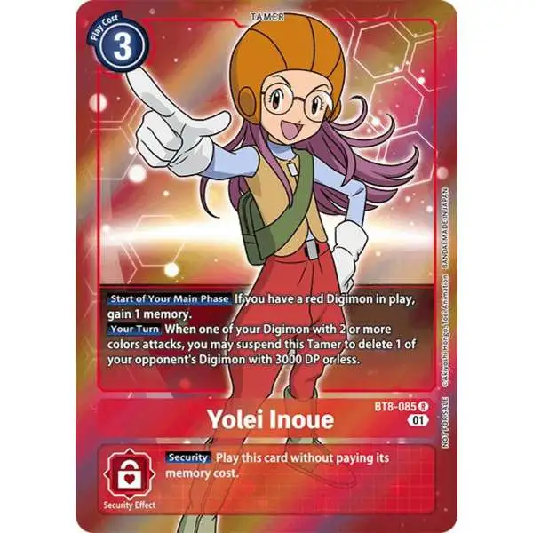 Digimon New Awakening Rare Yolei Inoue BT8-085 [Box Topper]