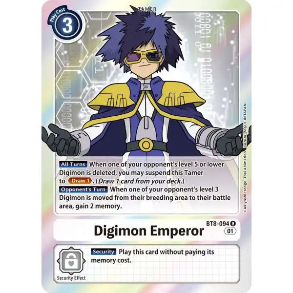 New Awakening Rare Digimon Emperor BT8-094