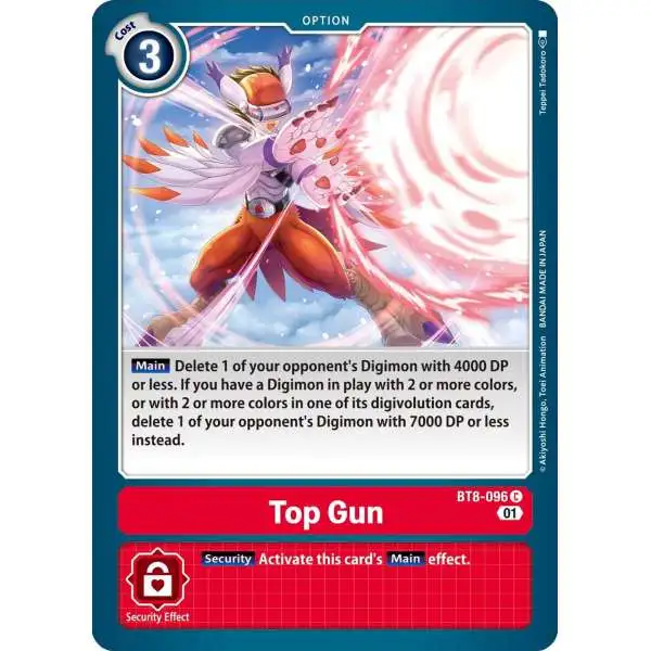 Digimon New Awakening Common Top Gun BT8-096
