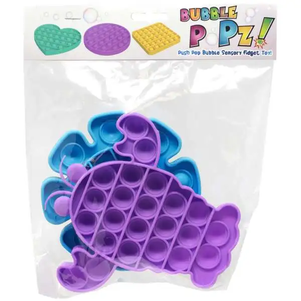 Bubble Popz Fidget Toy 2-Pack [2 RANDOM Shapes & Colors]