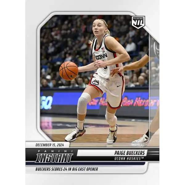 NCAA 2024 Panini Instant College Basketball Paige Bueckers PBB [Scores 24 in Big East Opener]
