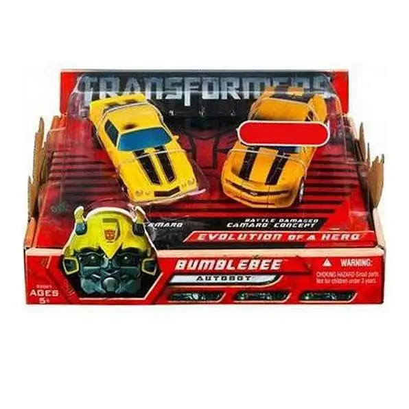 Transformers Movie Bumblebee Evolution of a Hero Exclusive Deluxe Action Figure 2-Pack [Damaged Package]