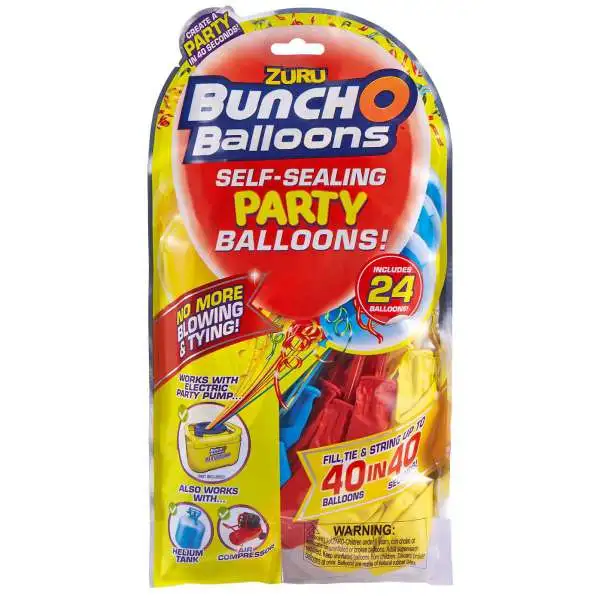 Bunch O Balloons 24-Pack [Blue, Red & Yellow]