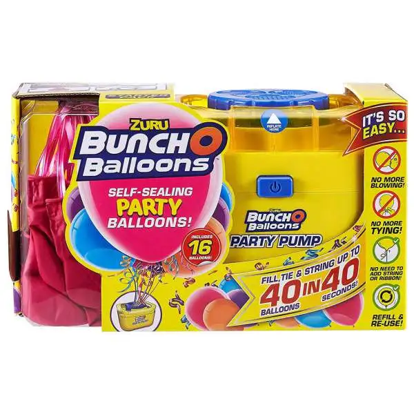 Bunch O Balloons Party Pump [16 Pink Balloons]