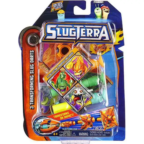 Slugterra Blaster & Evo Dart Transforming Slug Darts 3-Pack Exclusive [Burpy V2, Doc V2 & Frightgeist V2]