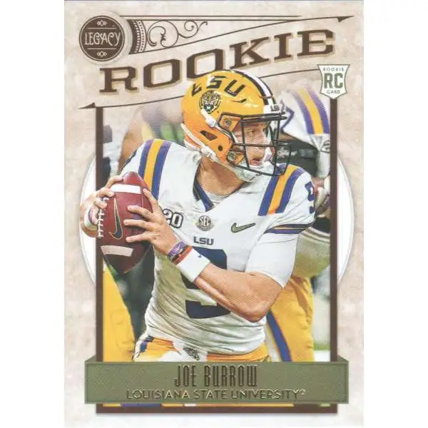 2020 ILLUSIONS INSTANT IMPACT JOE BURROW JERSEY CLEAN JOE BURROW ROOKIE  JERSEY