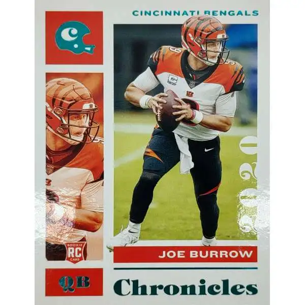 NFL 2020 Panini Chronicles Football Teal Joe Burrow #19 [Rookie]