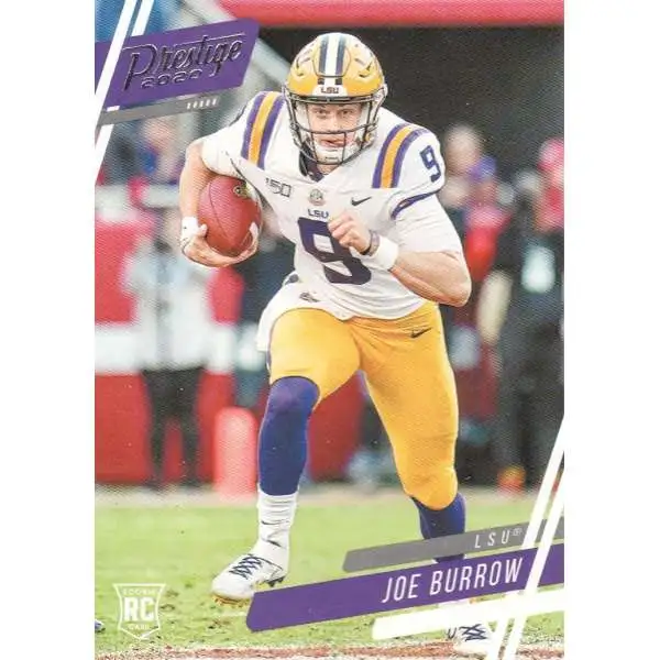 Joe Burrow Rookie Card 2020 NFL Panini Select Turbocharged Bengals Star  Rookie Quarterback Birthday Gift for Him or Her Mint Gift Idea