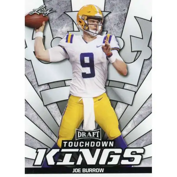 NFL 2020 Leaf Draft Joe Burrow #85 [Rookie, Touchdown Kings]